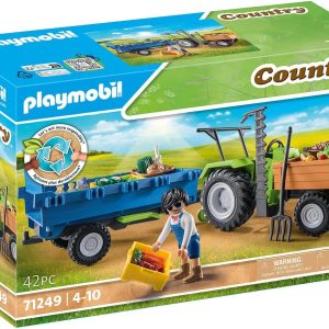 Playmobil Country Tractor con Remolque